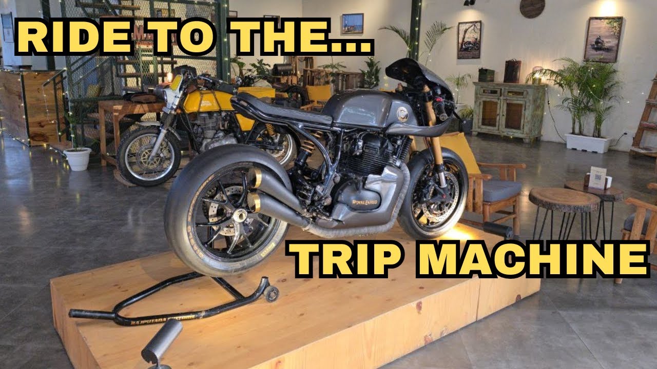 Riding to the Trip Machine Company Showroom on my || gt650 ||