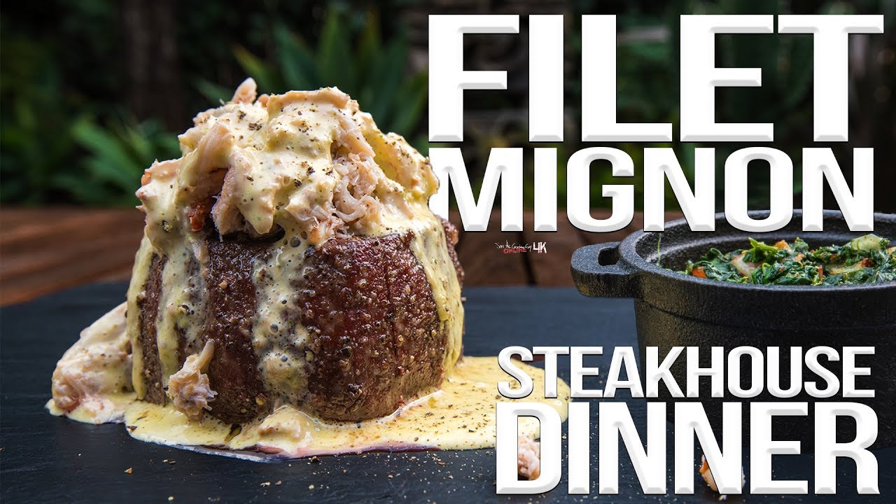 Perfect Filet Mignon Steakhouse Dinner | SAM THE COOKING GUY 4K