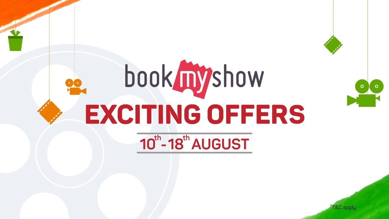 BookMyShow Independence Day 2019 - Exciting Offers on Movie Tickets