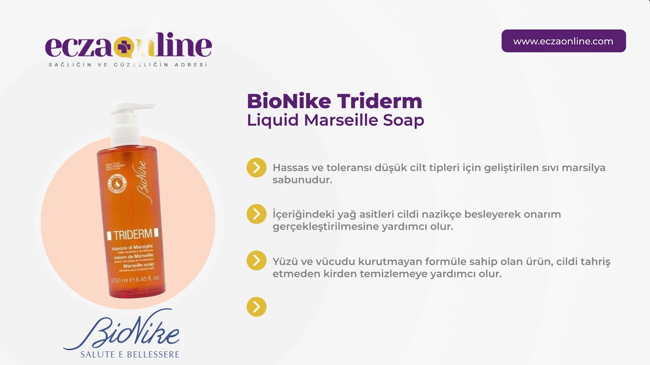 Bionike Triderm Liquid Marseille Soap