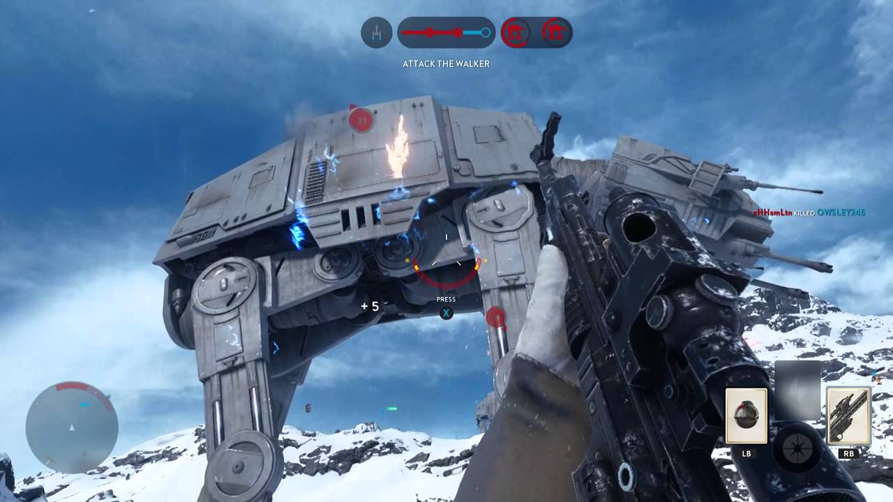 STARWARS BATTLEFRONT WALKER ASSAULT ON HOTH NEW !!!