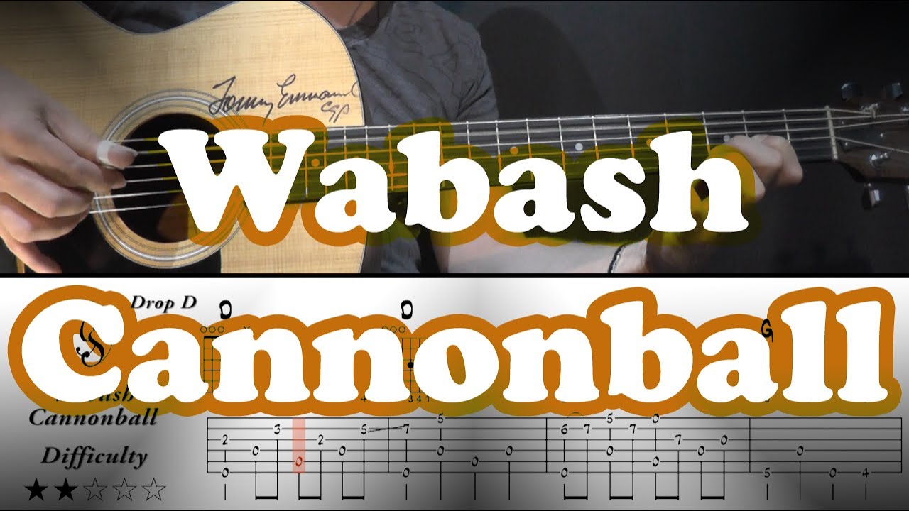 Wabash Cannonball - Fingerstyle Guitar Tutorial