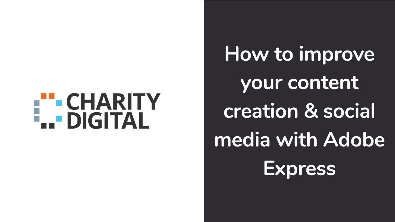 How to improve your content creation and social media with Adobe Express | Webinar