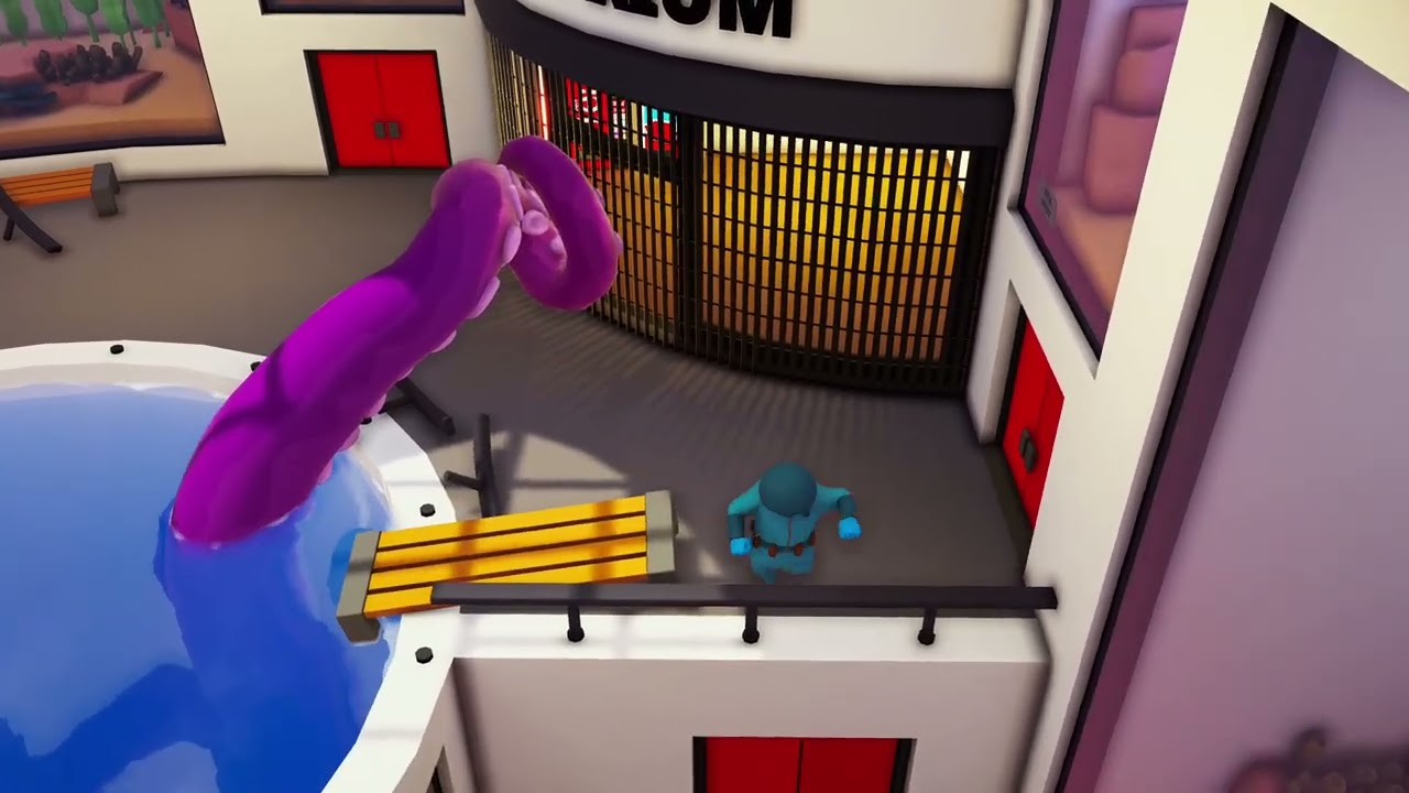 Cosmic Blake vs kraken. Gang beasts. 