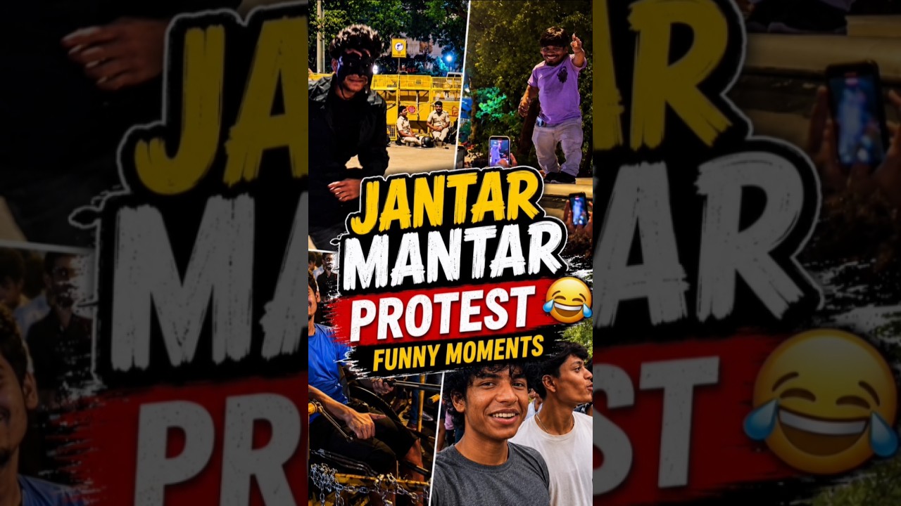 Jantar Mantar Protest Viral Funny Moment😂🤣