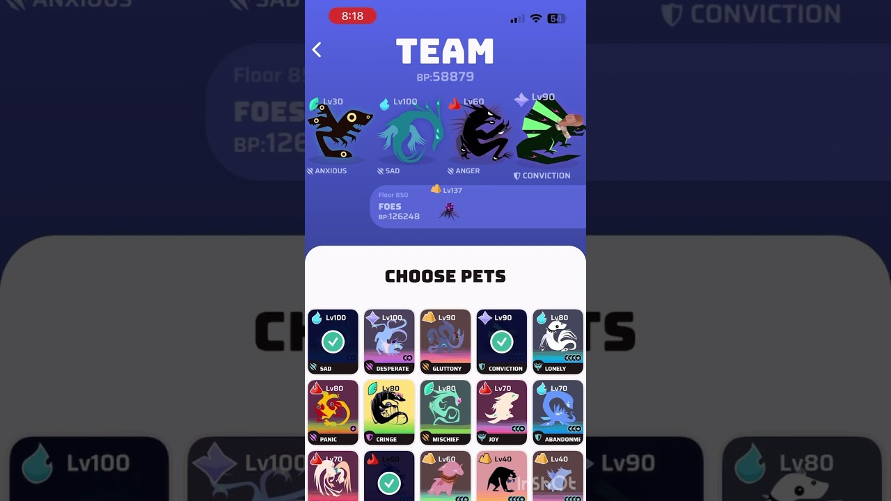 Voidpet Dungeon Team Picker