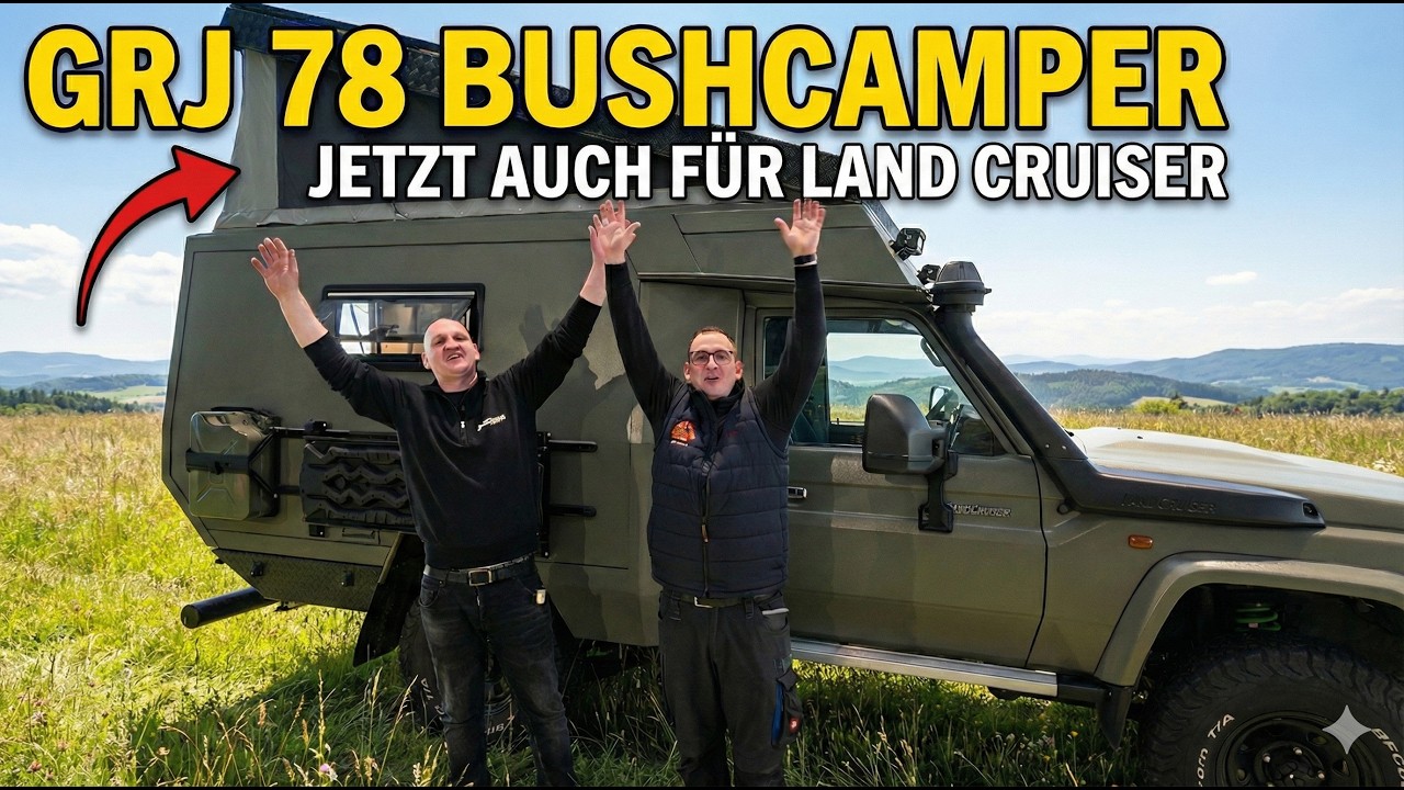 Die Legende lebt Der Land Cruiser GRJ 78 als Bushcamper!