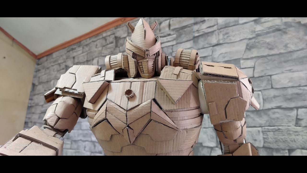 Voltes V Legacy: Unboxing my OWN DIY cardboard sculpt build
