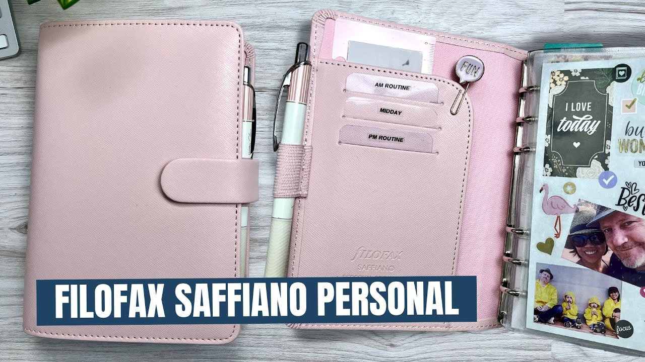 REVIEW | New Filofax Saffiano Personal Organiser in Blush