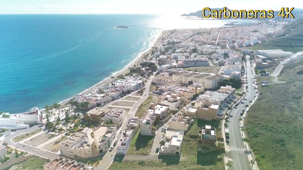 Carboneras 4K Dron desde el aíre. 