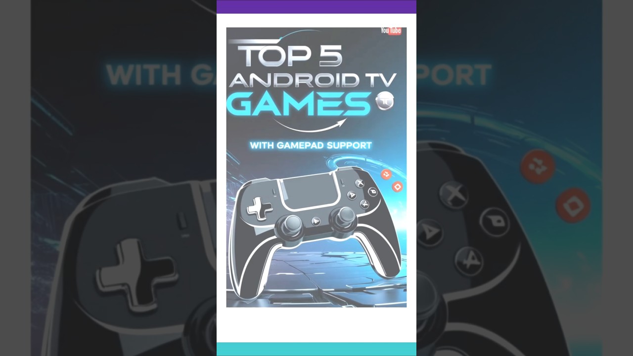 Top 5 Android TV games with gamepad support #shorts #shortsfeed #shortsvideo #gaming