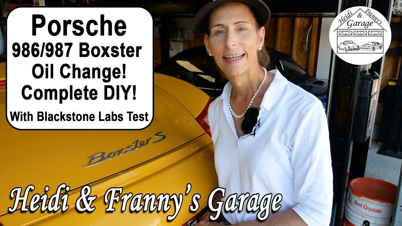 Porsche 986/987 Boxster Oil Change! Complete DIY! With Blackstone Labs Test