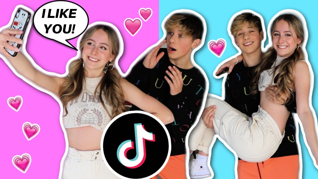 Recreating VIRAL COUPLE TIKTOKS! **KISS CHALLENGE** 😂  | ft. Walker Bryant & Gavin Magnus