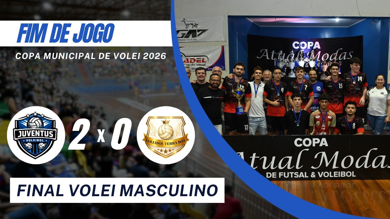 AMIGOS DA YGONA X JUVENTUS | FINAL COPA MUNICIPAL DE VOLEIBOL DE TERRA BOA 2026