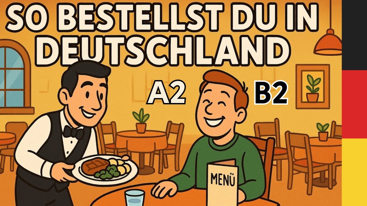Hörverstehen Deutsch Podcast: Essen bestellen in einem Restaurant in Deutschland