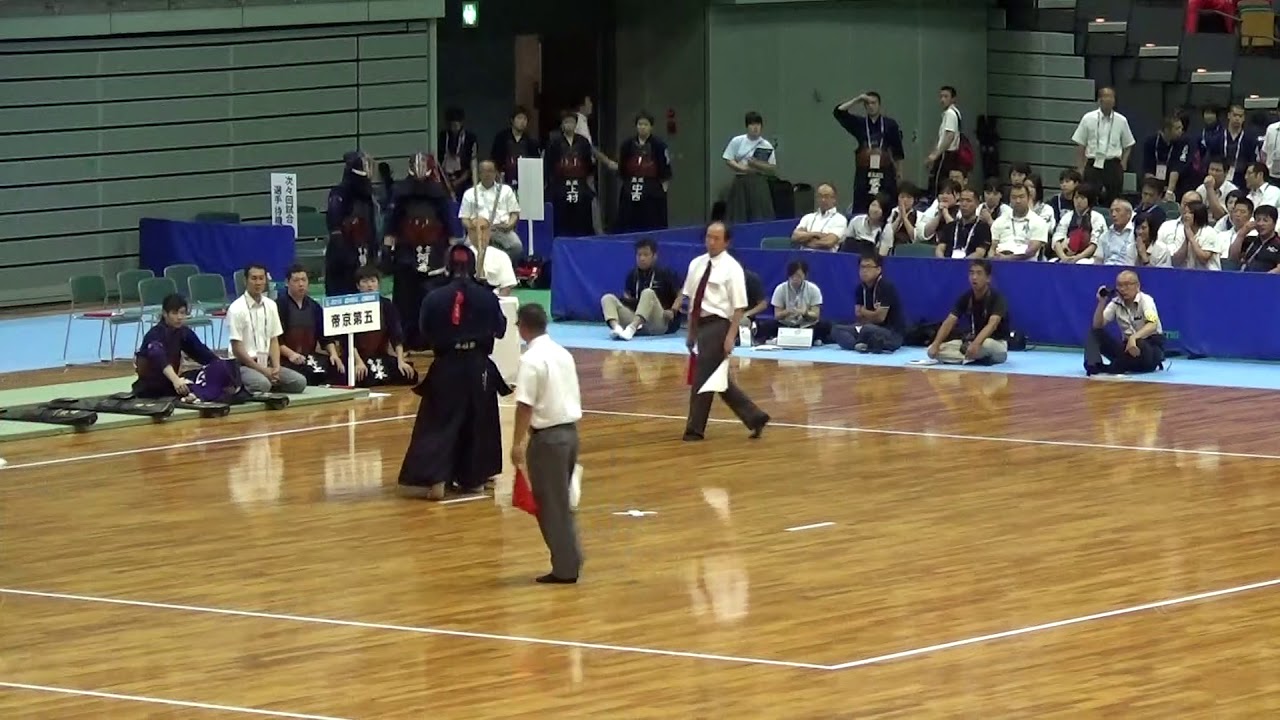 2015年IH 剣道 男子 団体 準々決勝 東福岡（福岡）vs 帝京第五（愛媛）