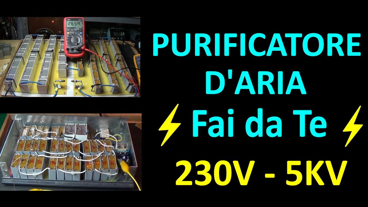0683: Purificatore d'aria Fai da Te 230V -5.000V