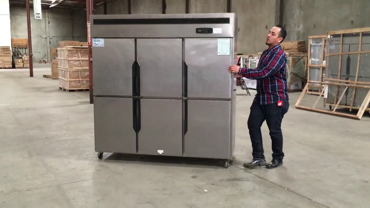 six door Commercial  refrigerator