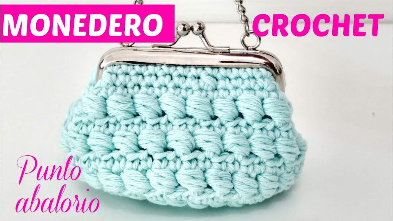 Monedero crochet con boquilla