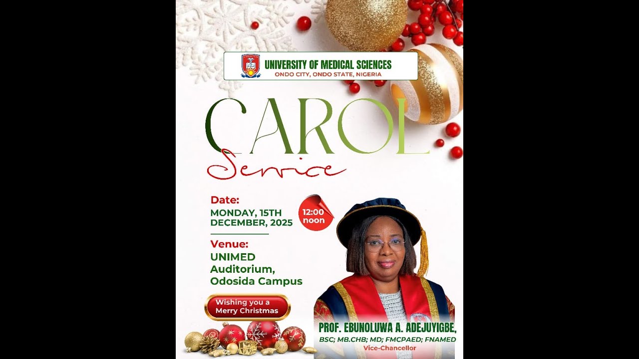 UNIVERSITY OF MEDICAL SCIENCES, CAROL SERVICE 2025