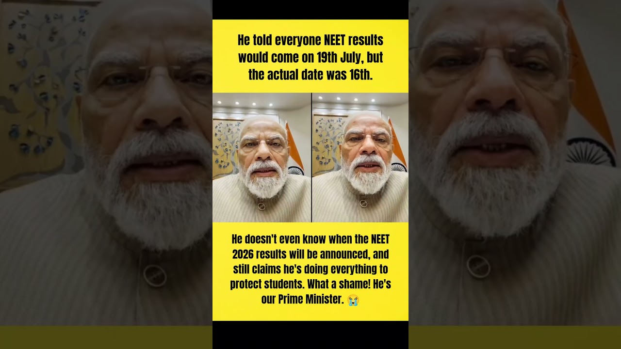NEET 2026 Controversy: PM Modi&rsquo;s Statement vs Actual Date