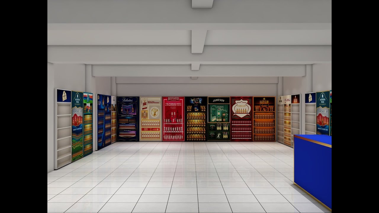 #wineshop #displayrack #storedesign #furniture #productdisplay #fitout #pernodricard #designagency