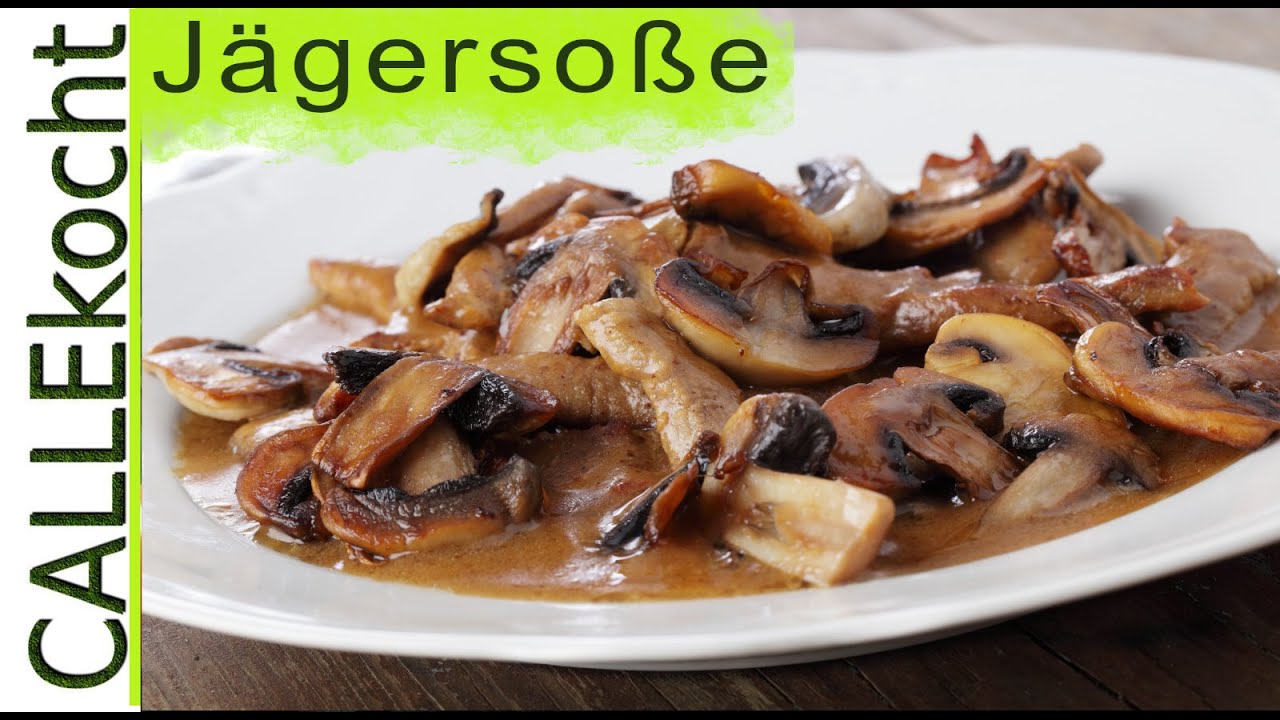 Leckere Jägersoße kochen - Rezept für Champignonsauce zum Schnitzel