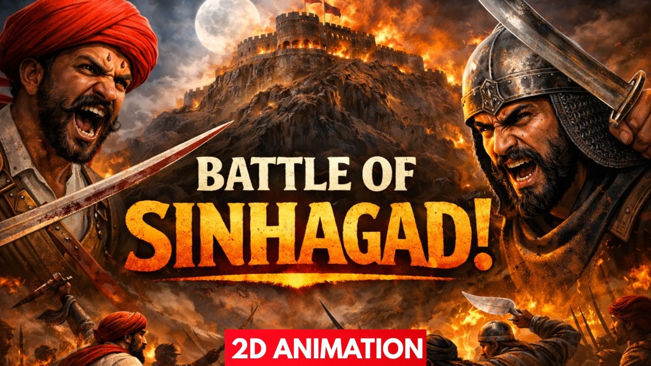 They climbed a fort with a help of Lizard | The battle of sinhagad story
