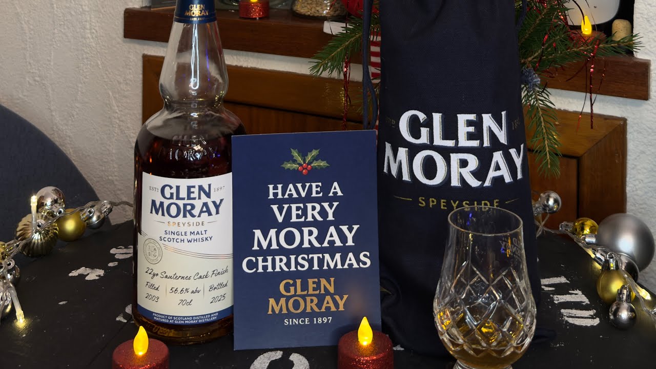 SCOTCH WHISKY. ИТОГИ 2025-го ГОДА МОЕГО КАНАЛА. ДЕГУСТАЦИЯ GLEN MORAY 22 Y.O. 55,6% ABV.