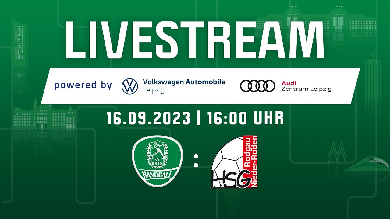 Handball U19 Bundesliga LIVE: SC DHfK Leipzig - HSG Rodgau Nieder-Roden