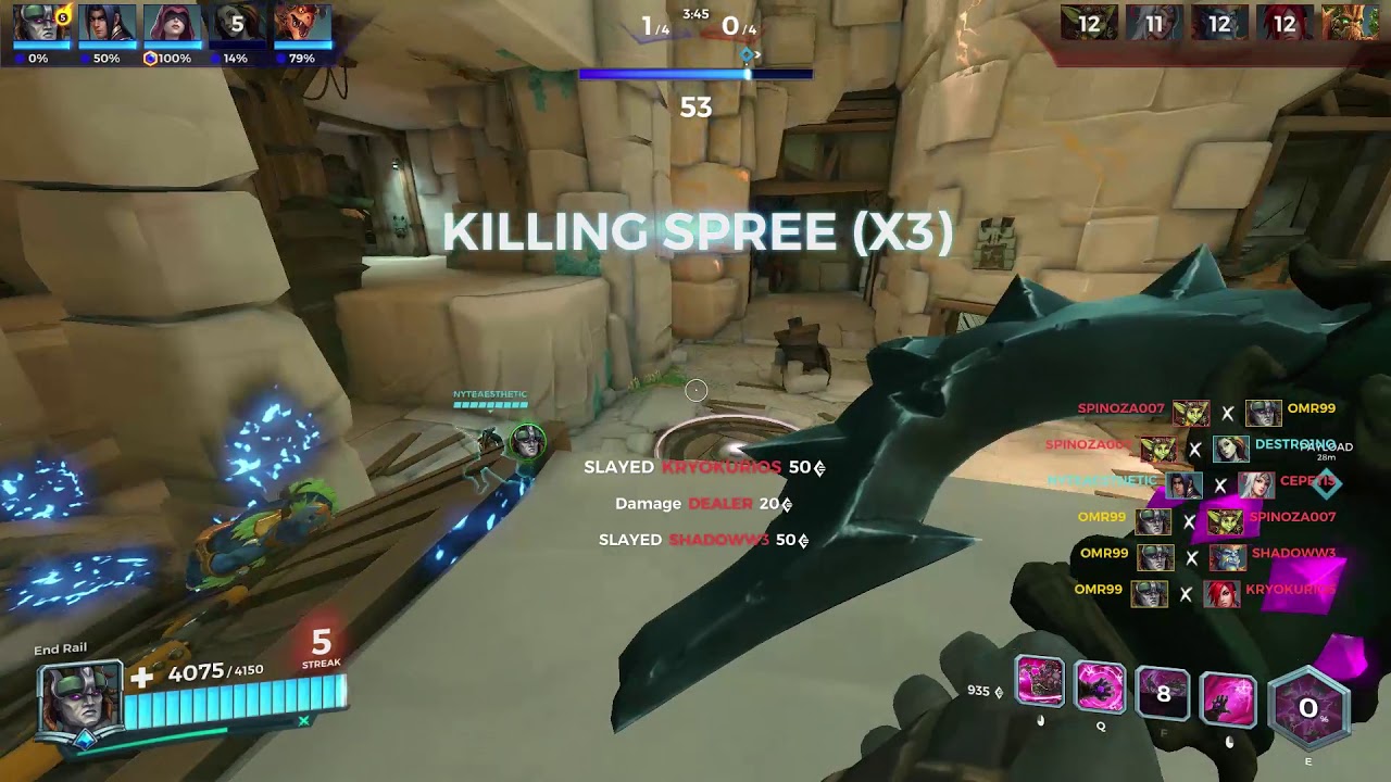 Paladins Terminus Triple Kill
