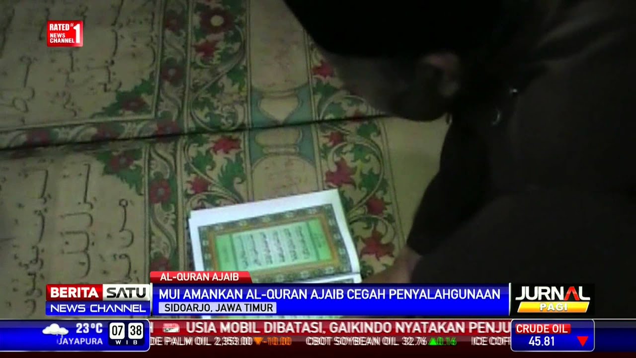 MUI Amankan Al Quran Raksasa yang Ditemukan Warga Sidoarjo