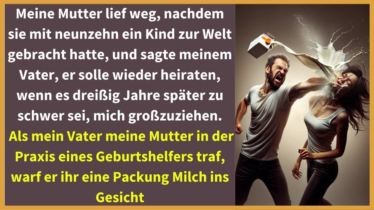 Meine Mutter lief weg,nachdem sie mit neunzehn ein Kind zur Welt gebracht hatte, und sagte meinem...