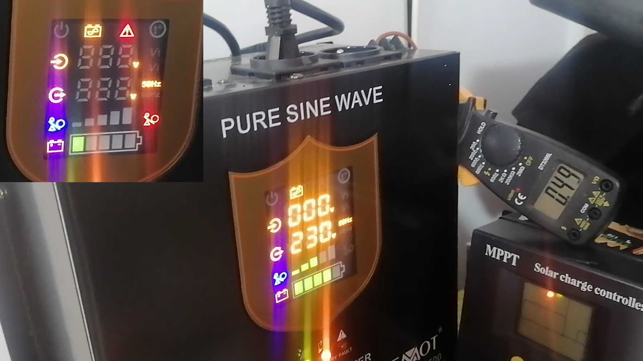 Kemot Inverter at 24V to 1200W Vaccum Cleaner Payback Time or Not with double batteries power