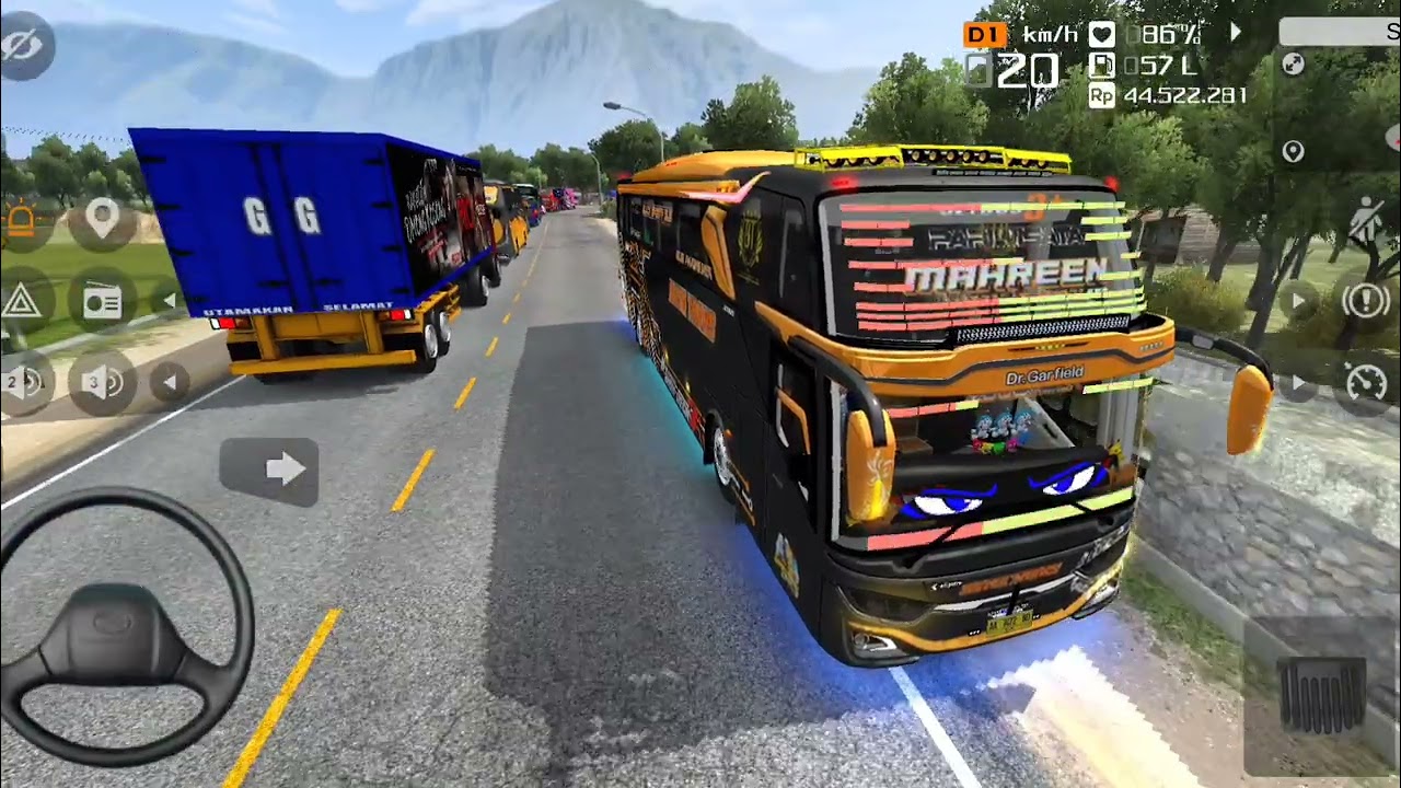 Bus Mahreen Balya Trans Bawa Rombongan Bonek Solo Wisata Ke Bandung Telolet Basuri 