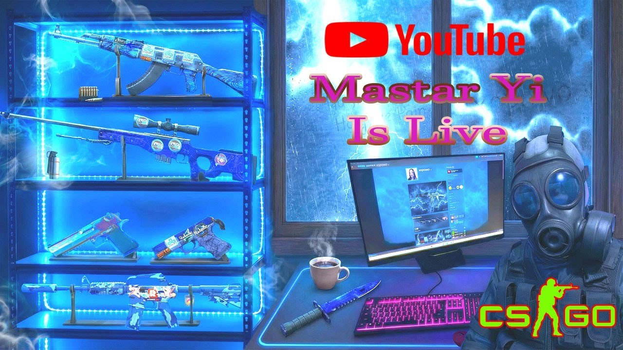 Playing  CS Go