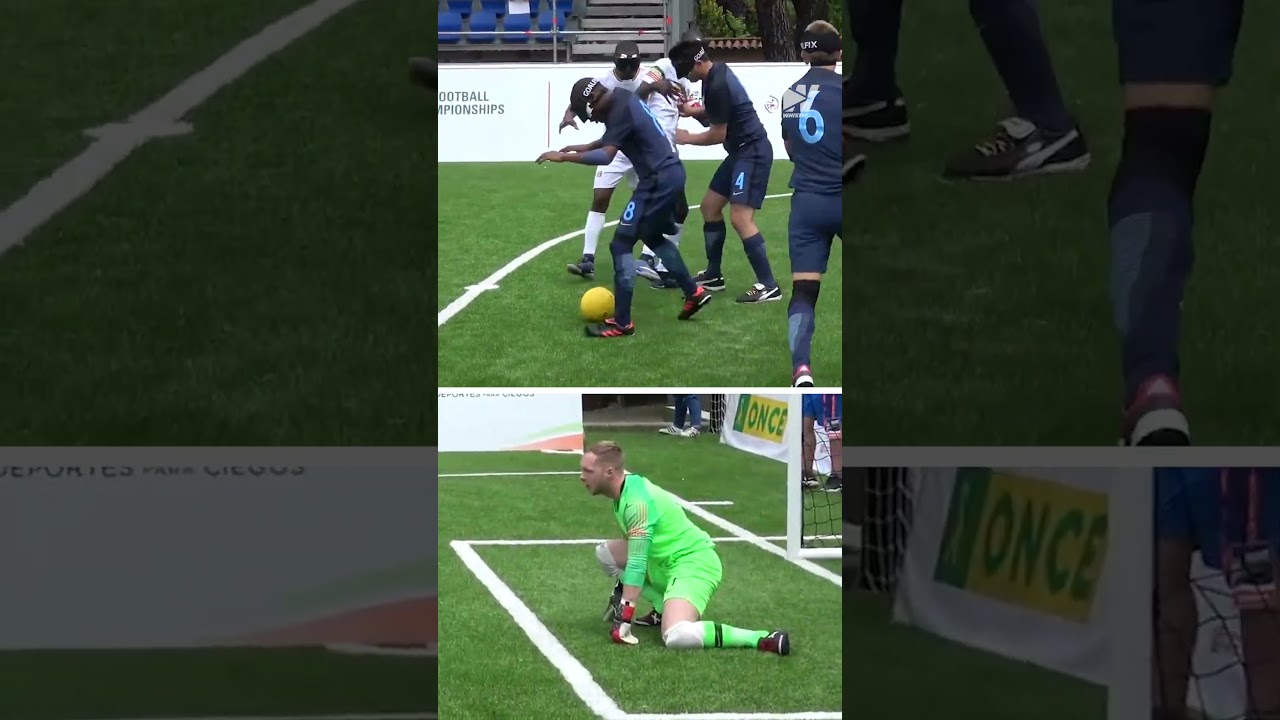 How does soccer work when every player is blind? 🤔🤯