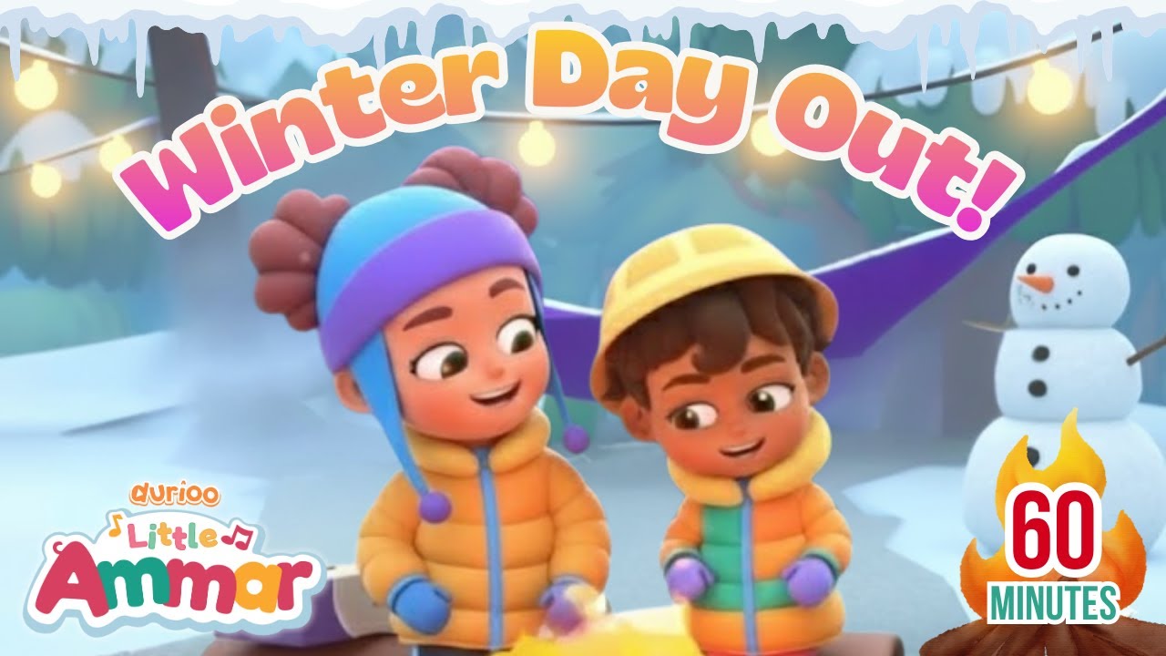 ❄️ Little Ammar 🎬 Winter Day Out 60 Minutes Compilation | Durioo+