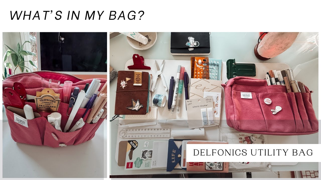 What's in my Bag - Delfonics utility bag tour