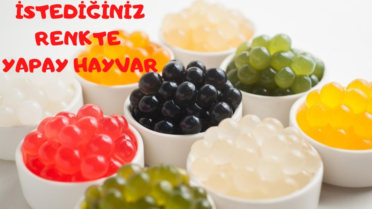Evde Renkli Yapay Havyar Nasıl Yapılır - Moleküler Gastronomi