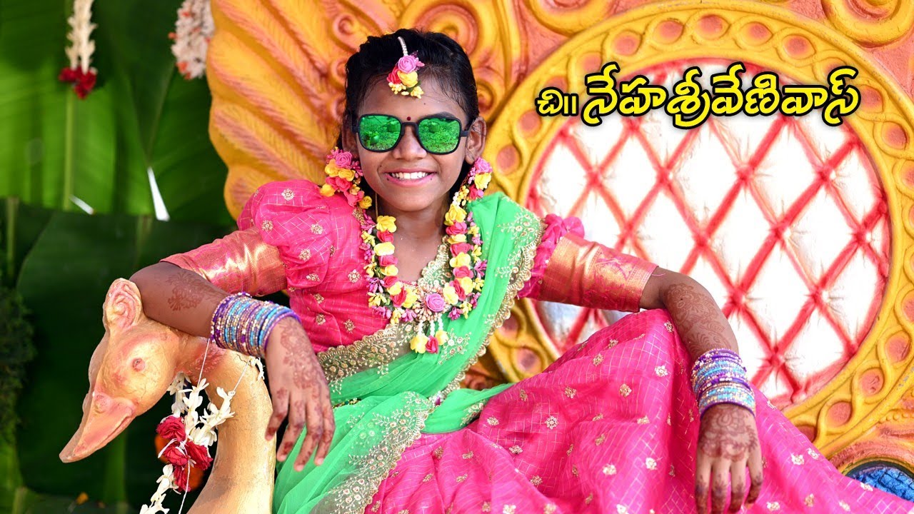 Neha half sari function