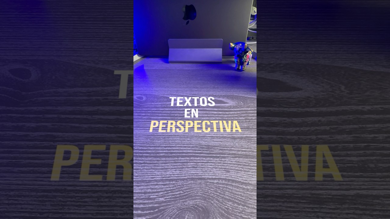 TEXTOS EN PERSPECTIVA usando CAPCUT 