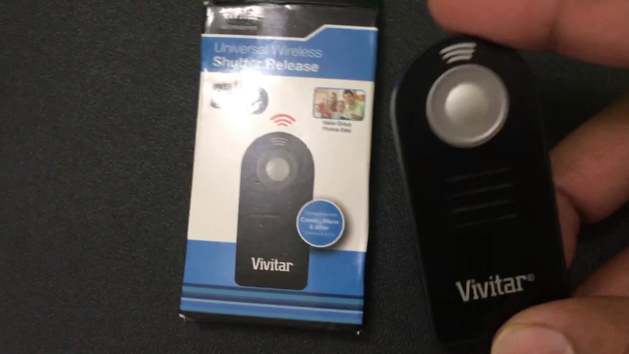How to connect Wireless Shutter Release to NIKON or CANON DSLR?