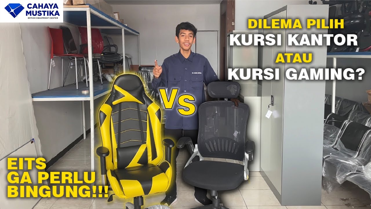 Kursi Gaming VS Kursi Kantor - Who Win?