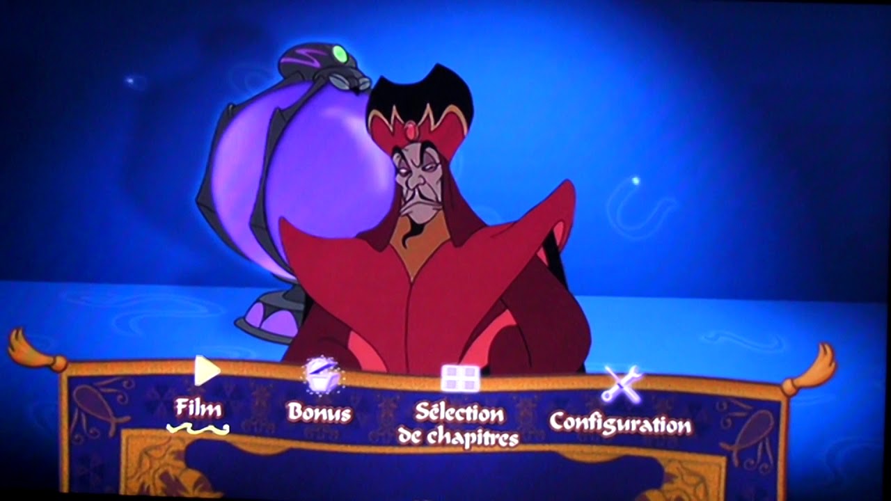 Menu DVD Le Retour de Jafar
