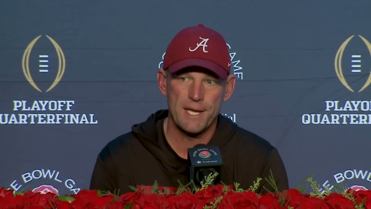 Coach Kalen DeBoer Postgame Press Conference | Alabama vs. Indiana | Rose Bowl