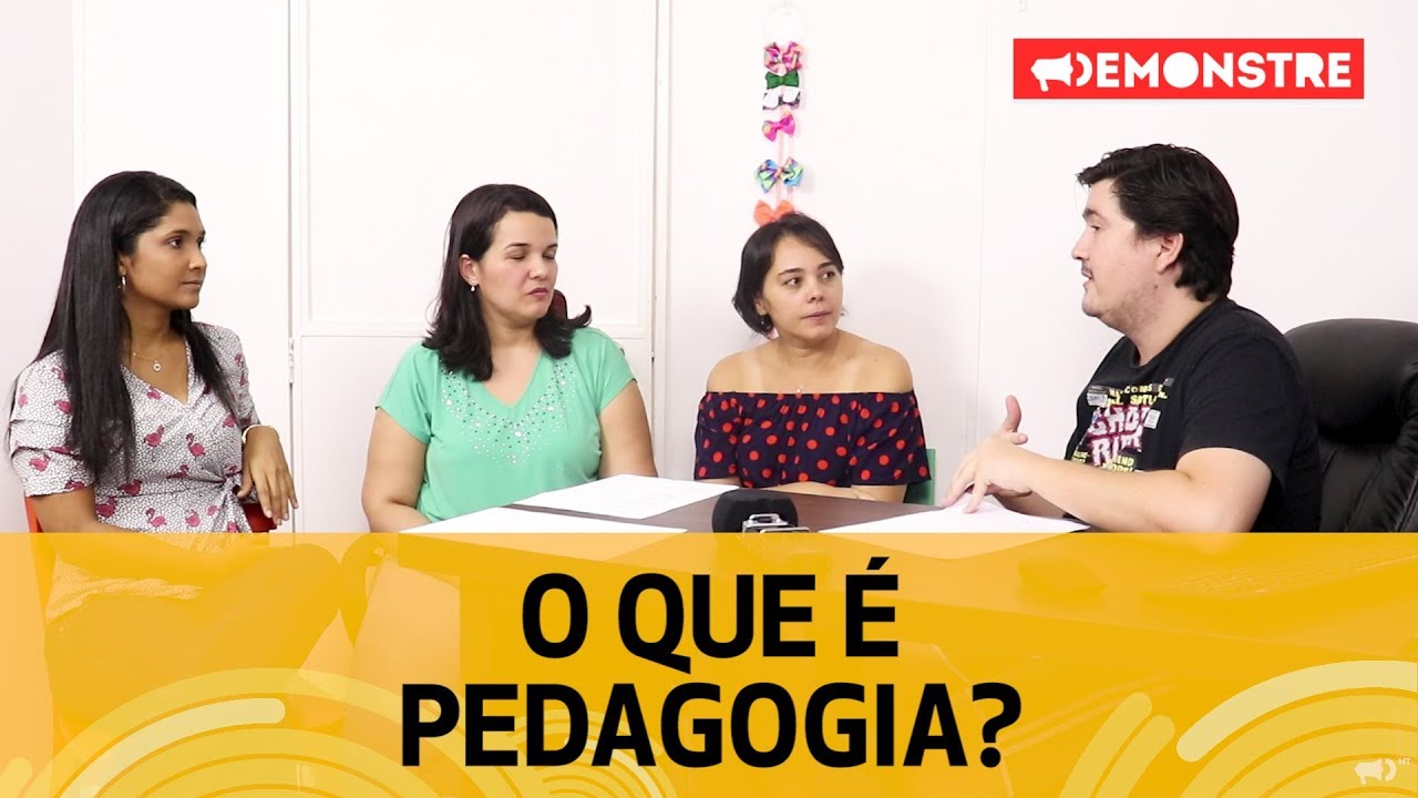 O curso de pedagogia - O que é pedagogia?