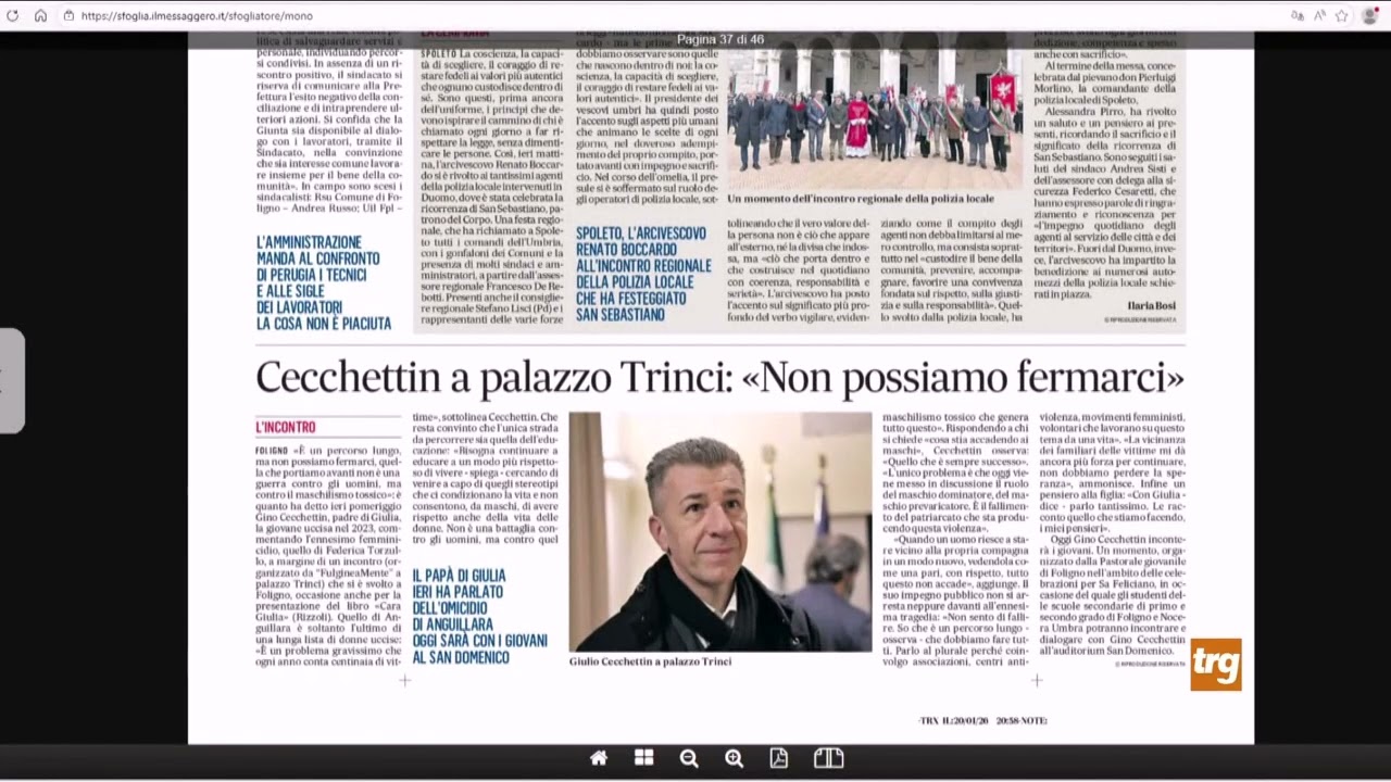 Rassegna stampa Trg mercoledì 21 gennaio 2026