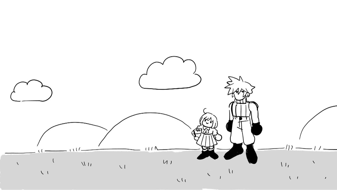Final Fantasy 7 Remake - Cloud Learns Catch! [COMIC DUB]