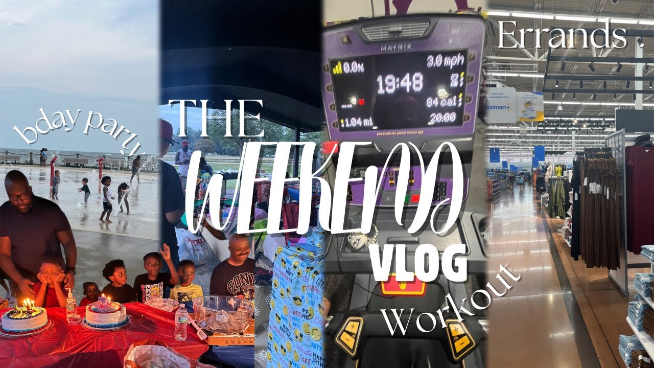 Weekend Vlog: Bday Party•Gym•Errands•Etc